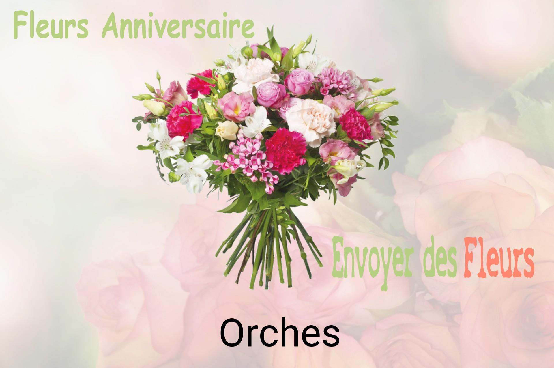 Bouquet de fleurs d’anniversaire livré à Orches